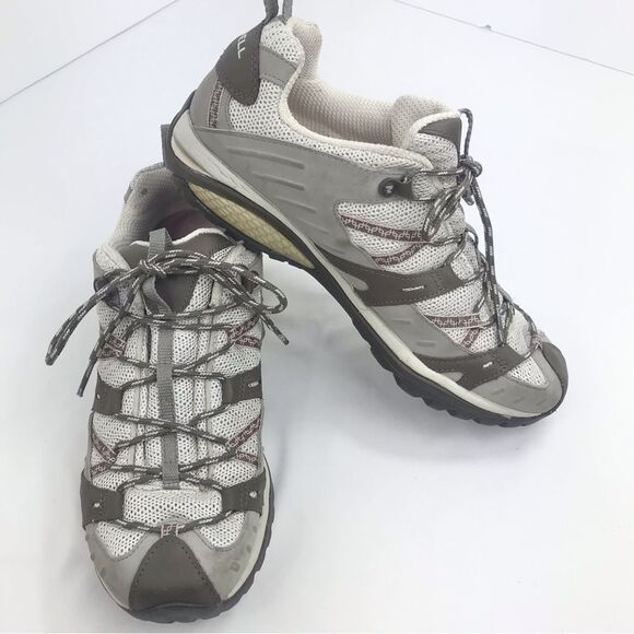 Merrell Siren Sport 2 Elephant Pink Mesh Leather Hiking Athletic Shoe - Picture 3 of 13